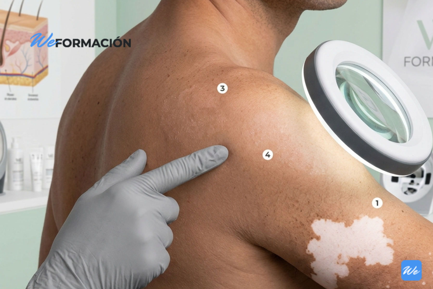 Tipos de manchas blancas en la piel claves para identificarlas con criterio profesional