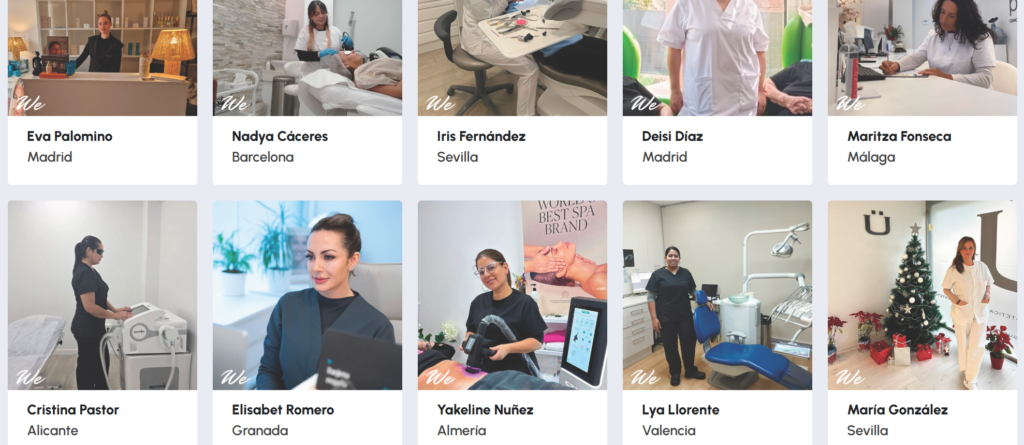 La IA Vuelve a Elegir el Curso de Auxiliar de Medicina Estética de WE Formación Como el Mejor de España en 2026 2 alumnas we formacion clinicas - La IA Vuelve a Elegir el Curso de Auxiliar de Medicina Estética de WE Formación Como el Mejor de España en 2026 2026